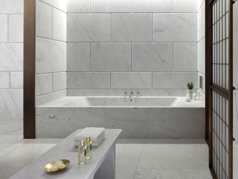 Carrara Marble Bathroom Accessories