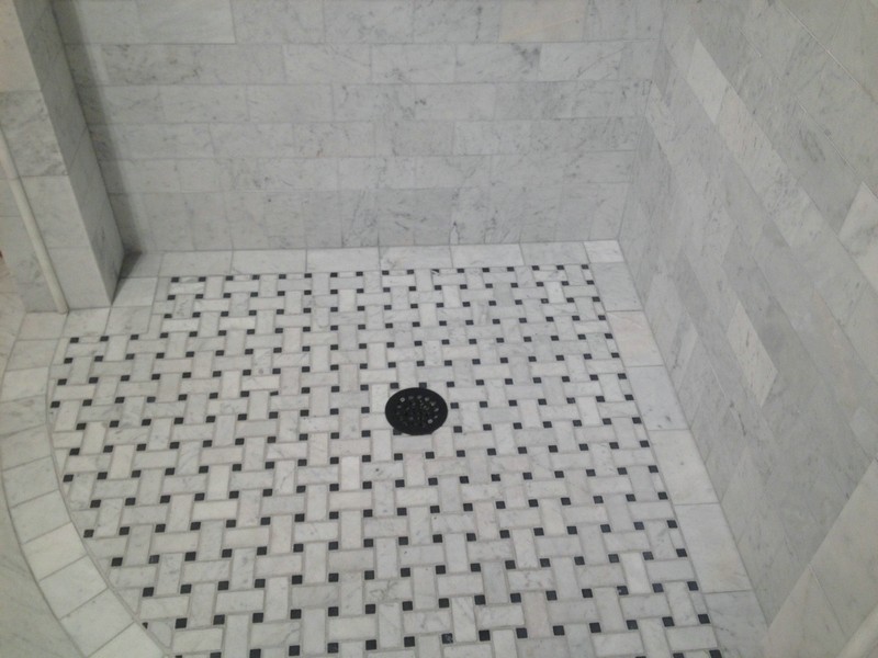 Carrara Marble Bathroom Floor