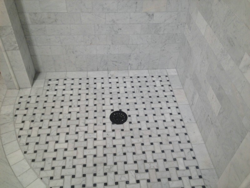 Carrara Marble Bathroom Floor