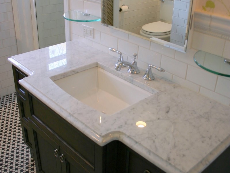 Carrara Marble Bathroom Vanity