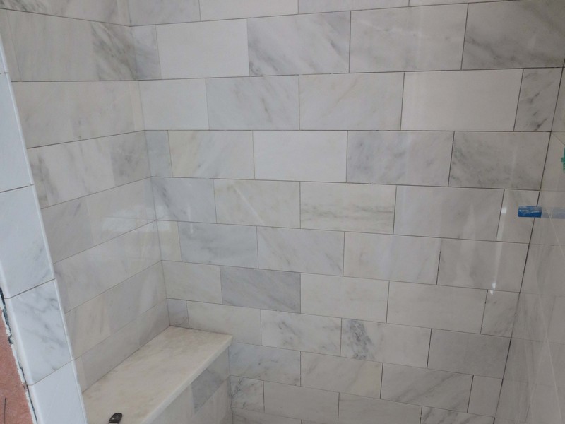 Carrera Marble Bathroom Tile