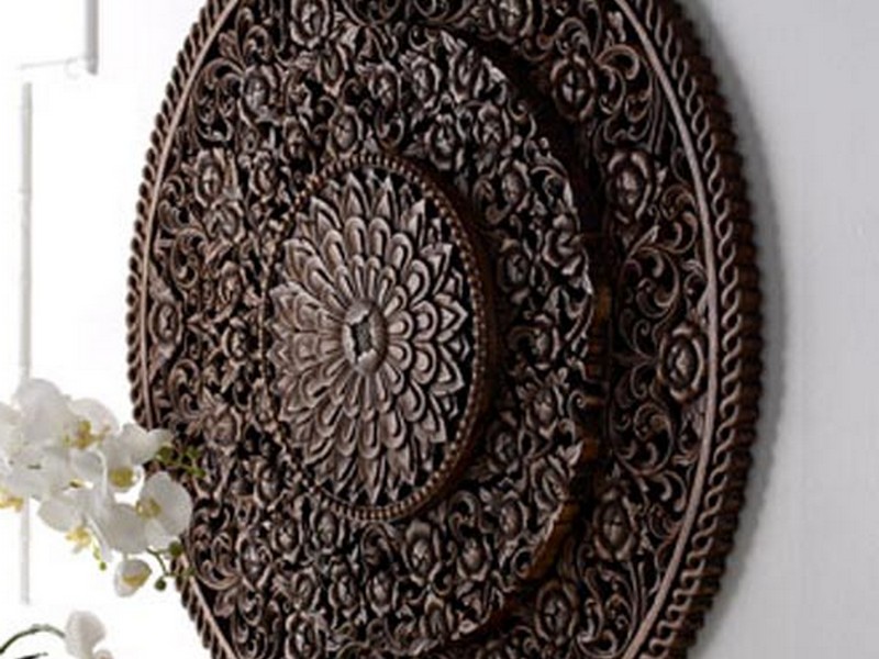 Carved Wood Wall Decor