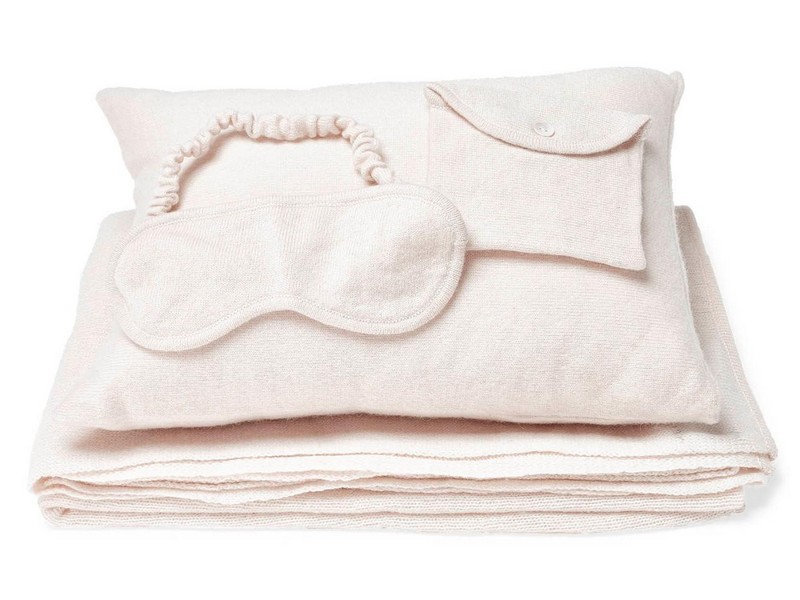 Cashmere Travel Blanket And Pillow Set