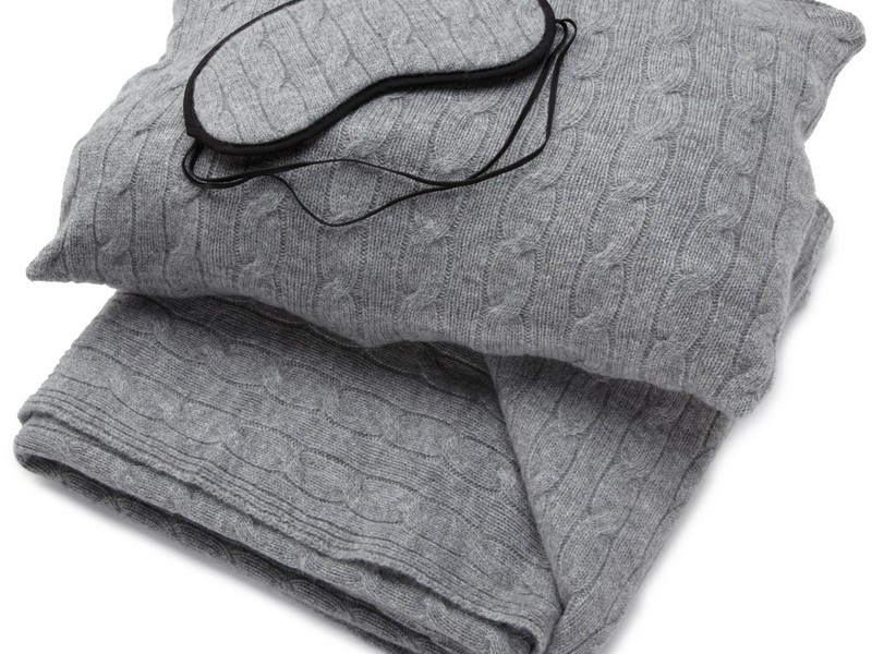 Cashmere Travel Blanket Set