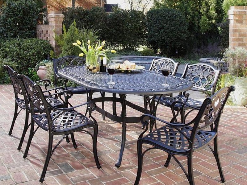 Cast Iron Bistro Set Outdoor