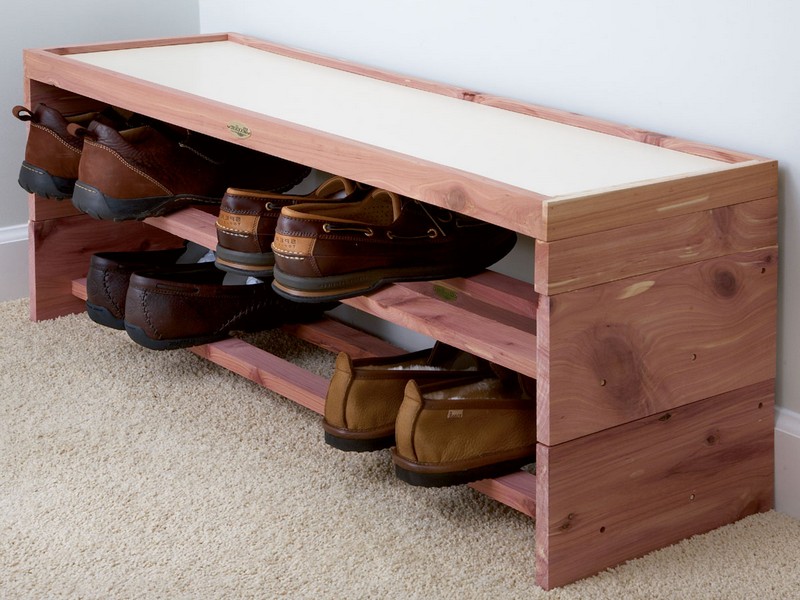 Cedar Shoe Rack