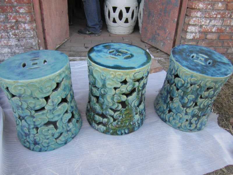 Ceramic Drum Stool
