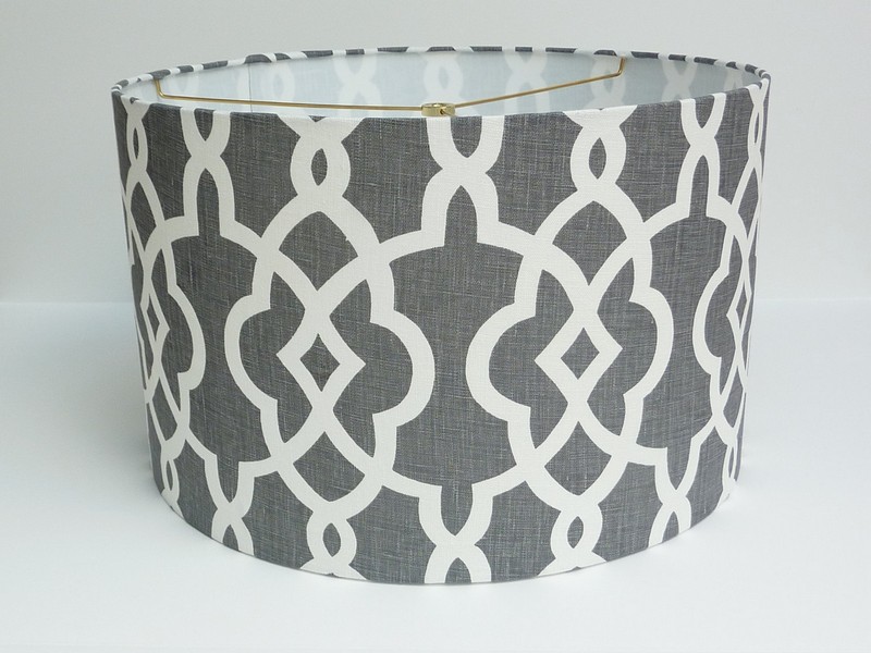 Charcoal Grey Lamp Shades