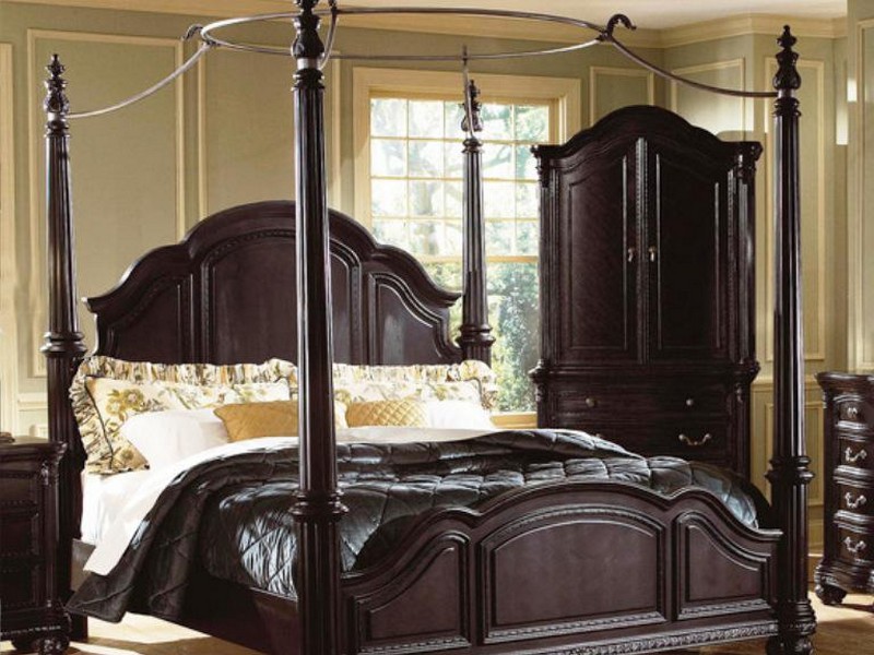 Cheap Canopy Bed Queen