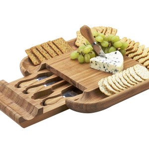 Cheese Cutting Board And Knife Set