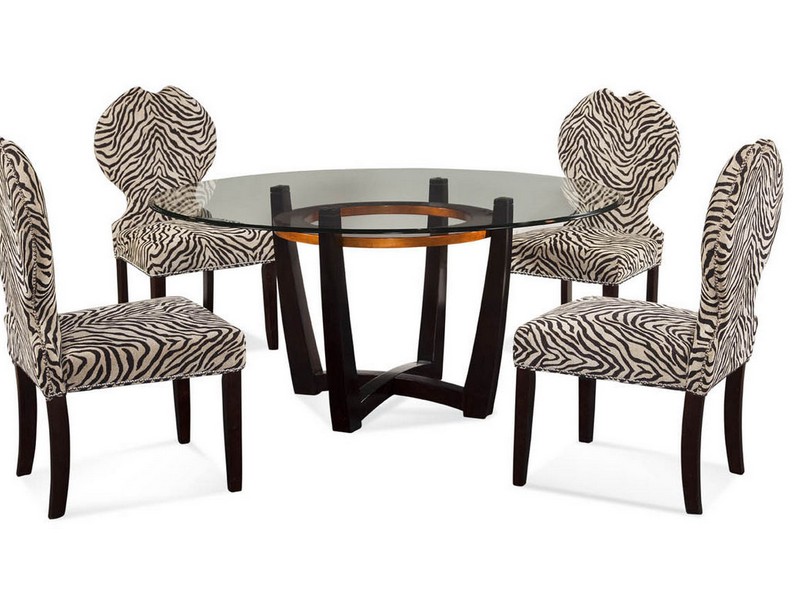 Cheetah Print Dining Chairs