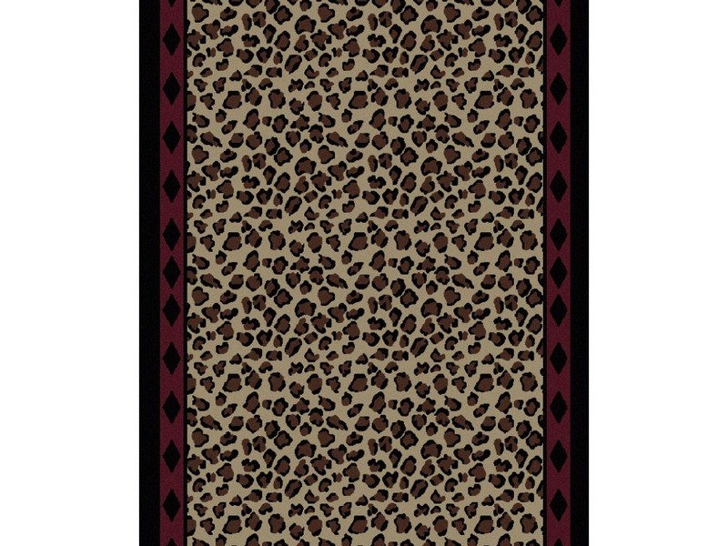 Cheetah Print Rug