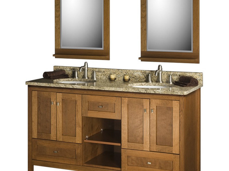 Cherry Bathroom Vanity Mirrors