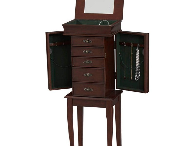 Cherry Jewelry Armoire