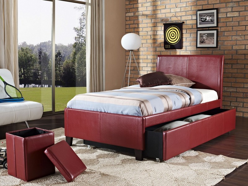 Cherry Queen Sleigh Bed