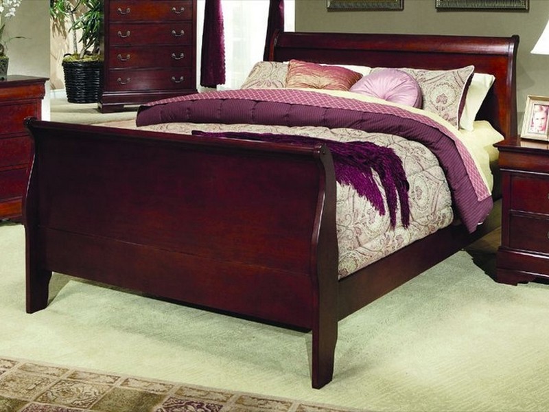 Cherry Wood Bed Frame