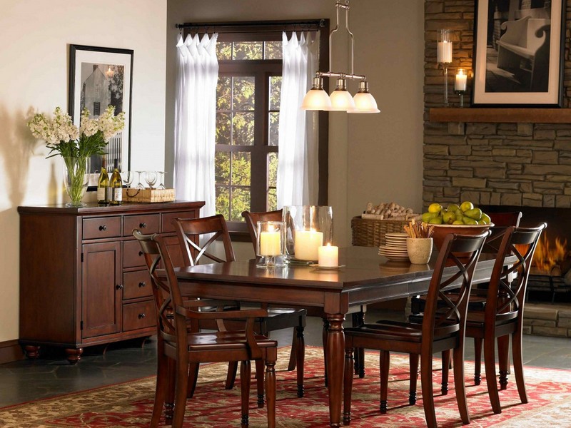 Cherry Wood Dining Room Sets