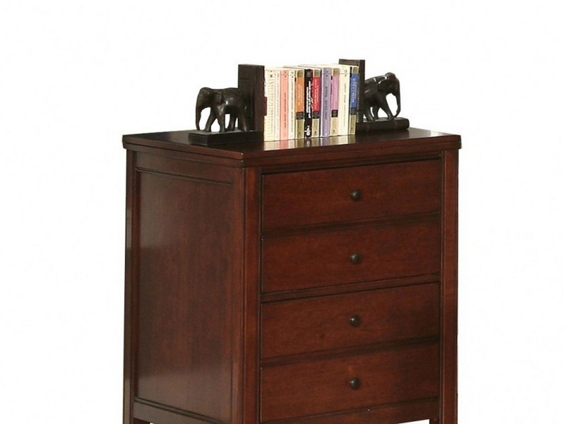Cherry Wood File Cabinet