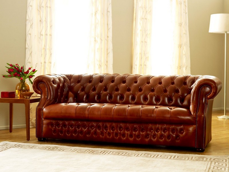 Chesterfield Leather Sofa