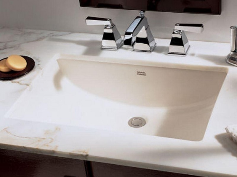 Chrome And Marble Bathroom Vanity