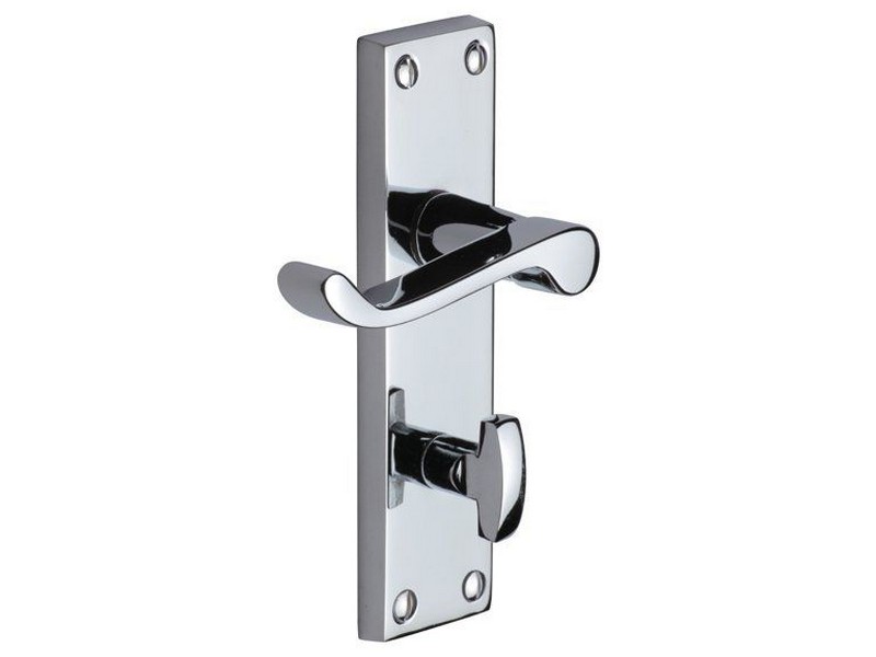 Chrome Bathroom Door Handles