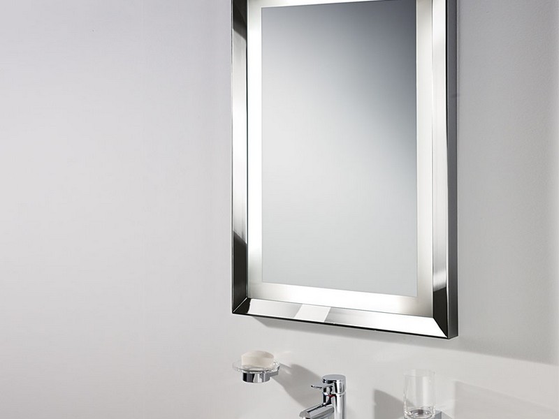 Chrome Framed Bathroom Mirror