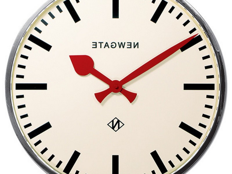 Chrome Wall Clock