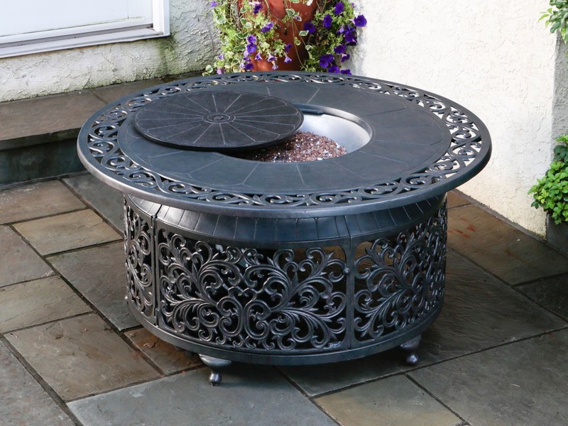 Circular Gas Fire Pit