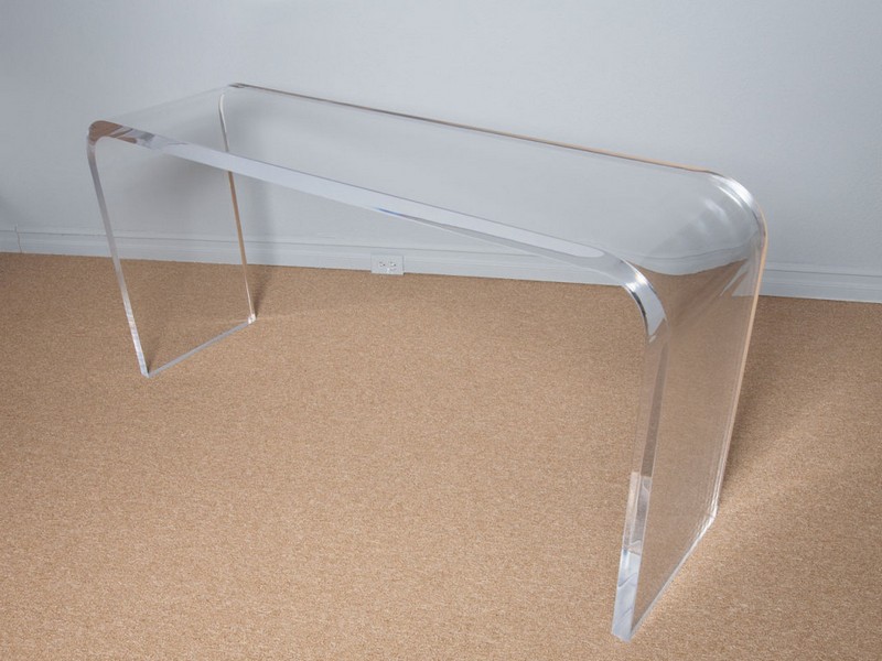 Clear Acrylic Console Table