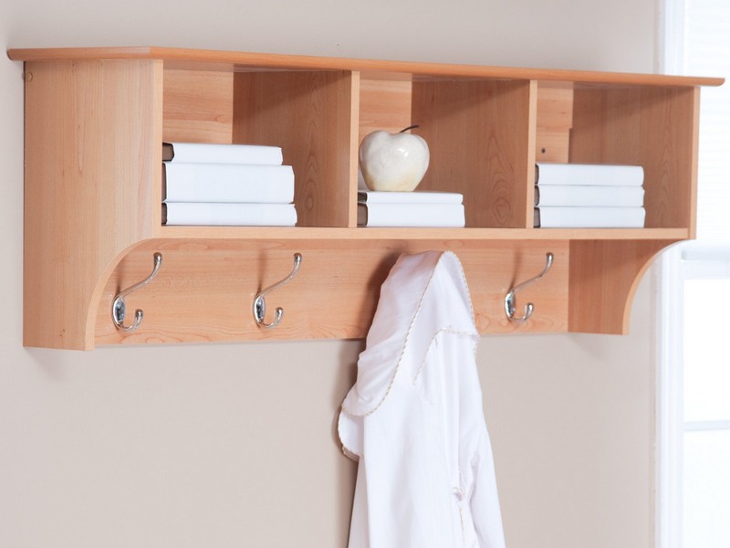 Coat Rack With Shelf