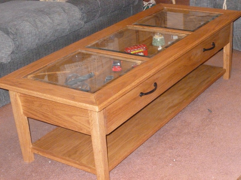 Coffee Table Gun Display Case