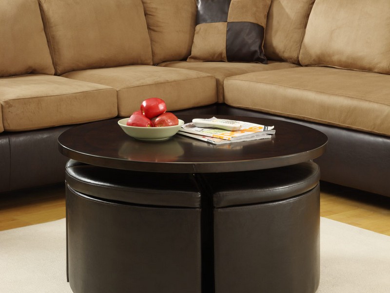 Coffee Table With Storage Ottomans
