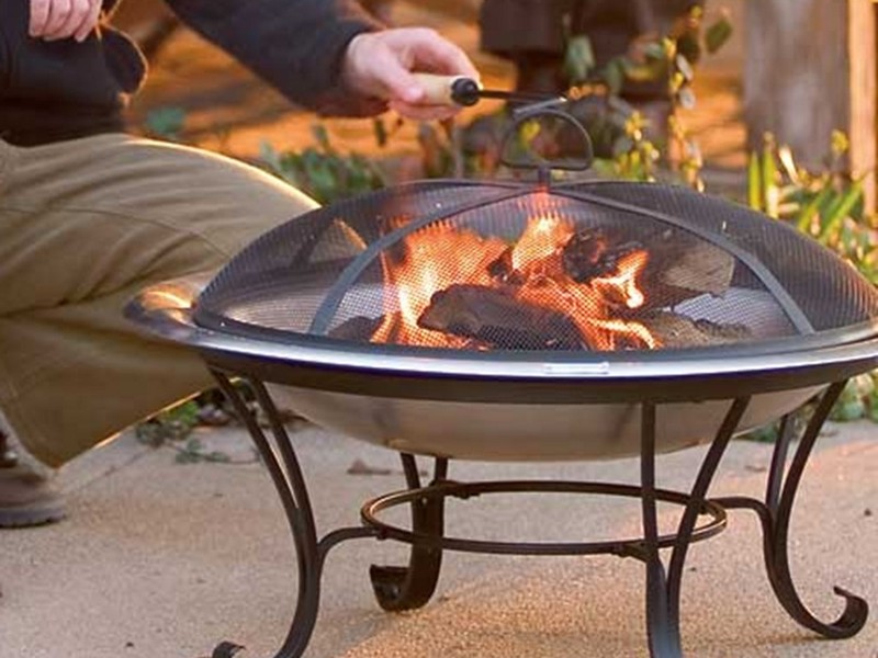 Coleman Fire Pit On Wheels