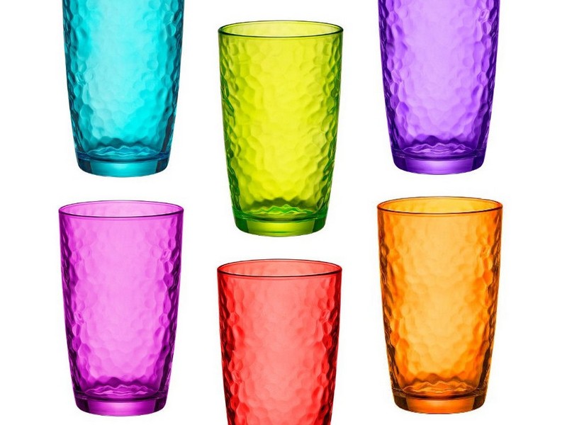 Colored Drinking Glasses
