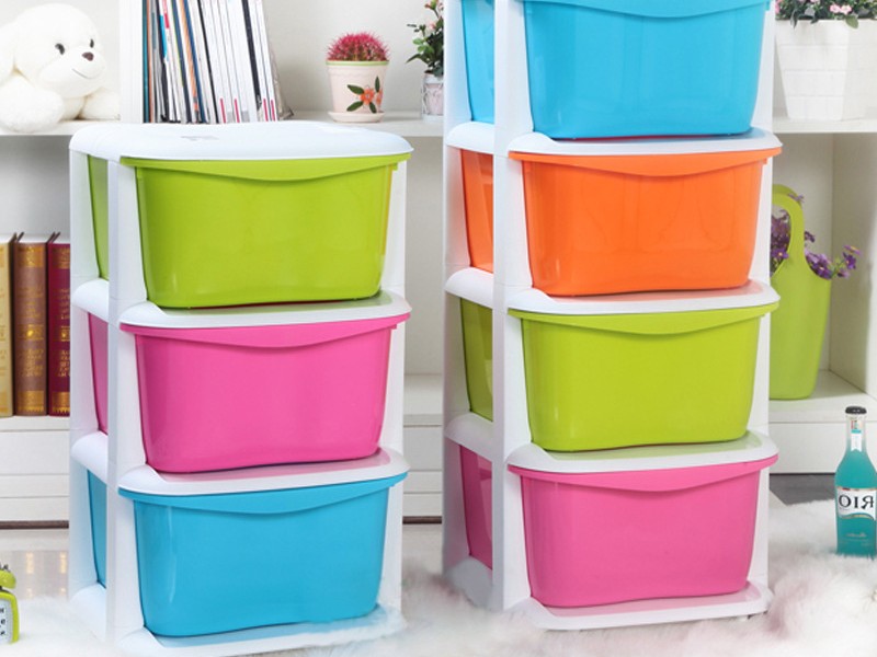 Colorful Storage Bins