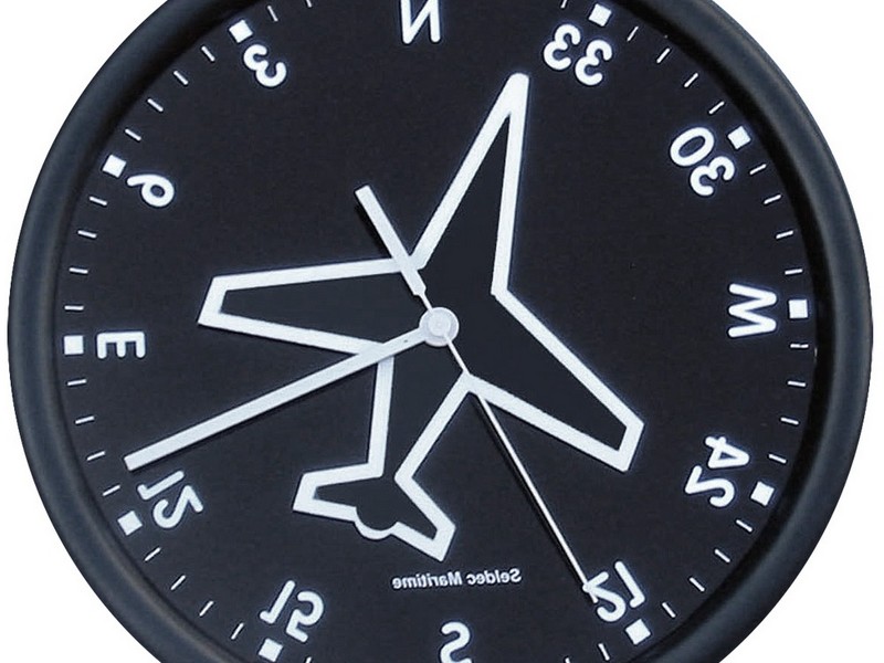 Compass Wall Clock