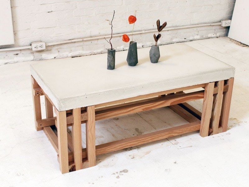 Concrete Kitchen Table Diy