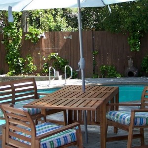 Concrete Patio Table With Umbrella