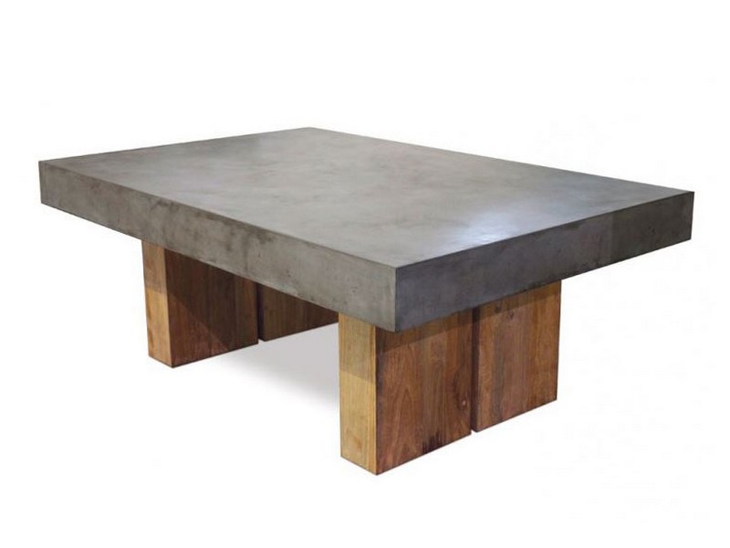 Concrete Top Outdoor Dining Table