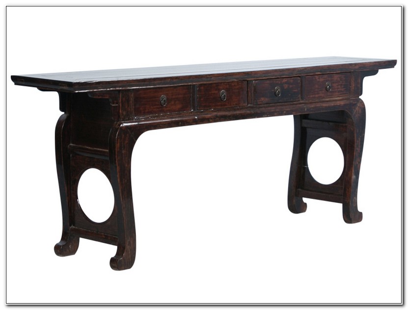 Console Table Curved Legs