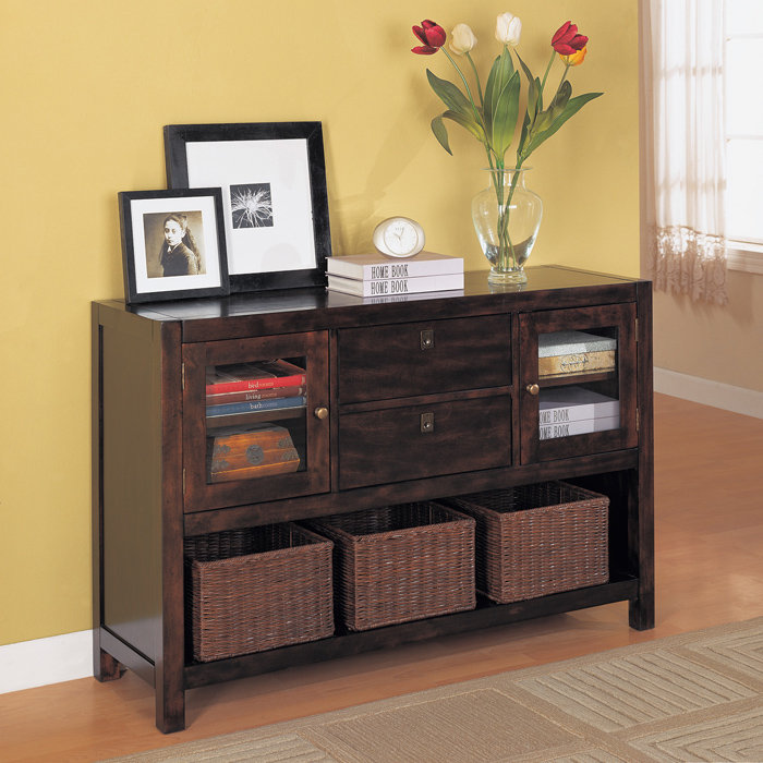 Console Table With Shelves