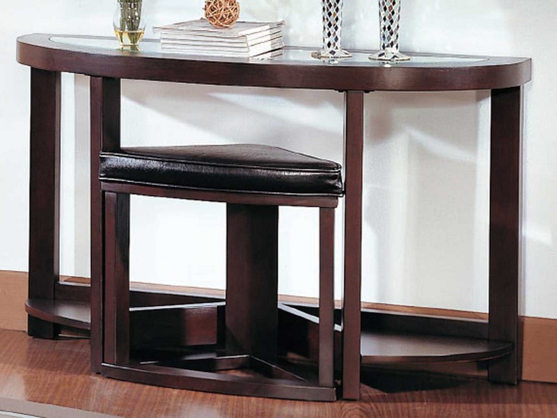 Console Table With Stools