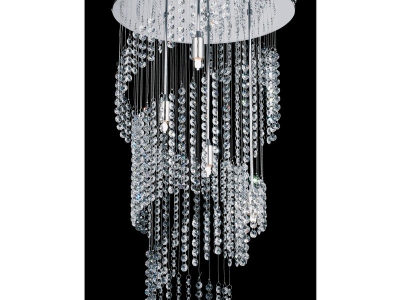 Contemporary Crystal Chandelier