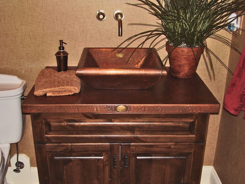 Copper Vessel Bathroom Sinks