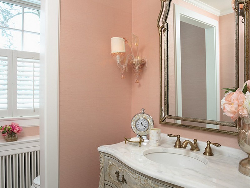 Coral Pink Bathroom Accessories