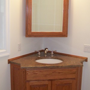 Corner Bathroom Cabinet With Mirror And Light