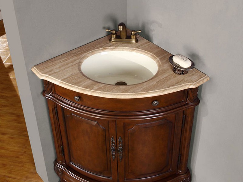 Corner Bathroom Sinks With Cabinet