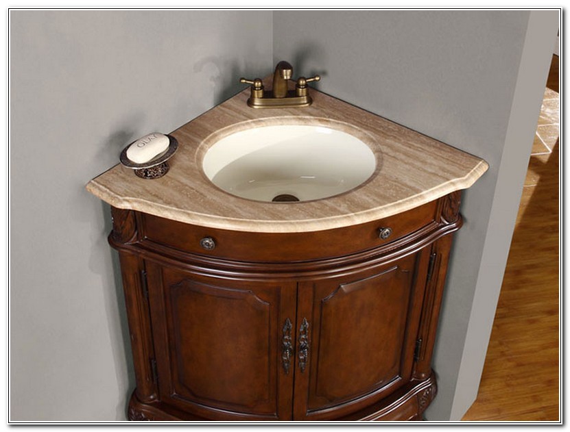 Corner Bathroom Vanities And Cabinets