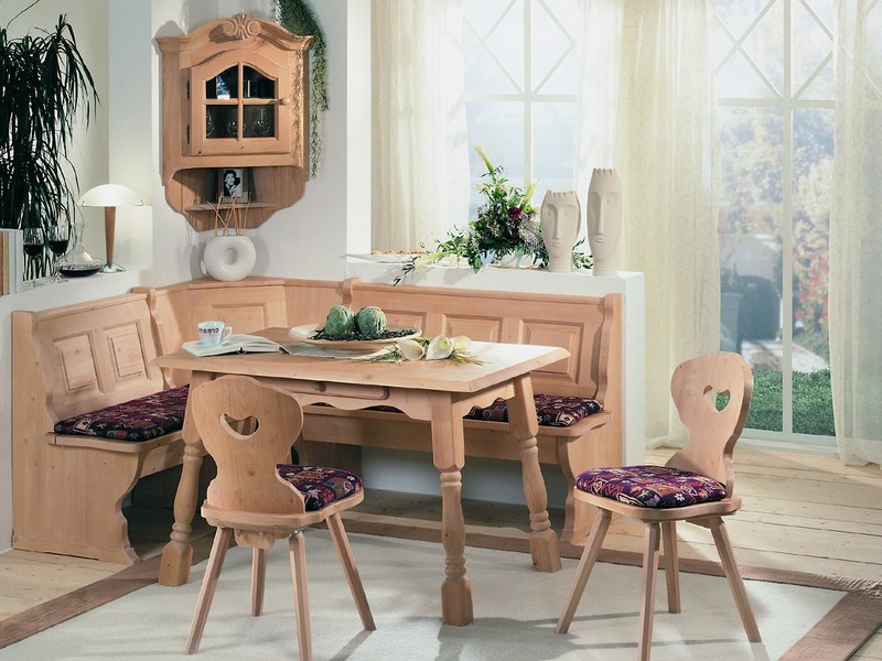 Corner Booth Dining Set Table Kitchen