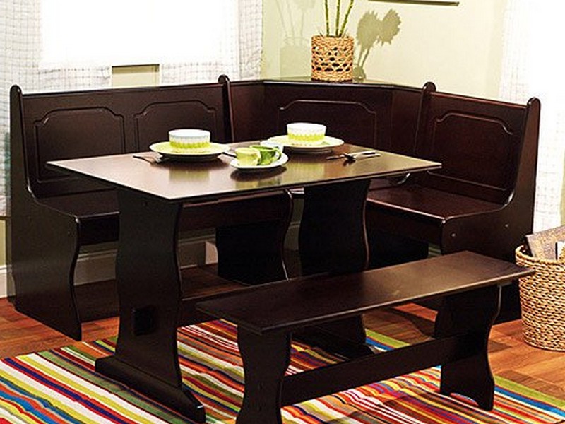 Corner Breakfast Nook Table Set